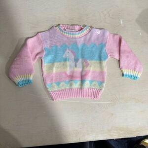 Vintage 1980s childwise unicorn sweater